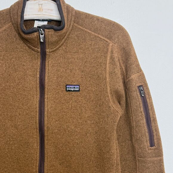 Patagonia Better Sweater Fleece Jacket Womens Medium Brown Full Zip - Picture 4 of 6